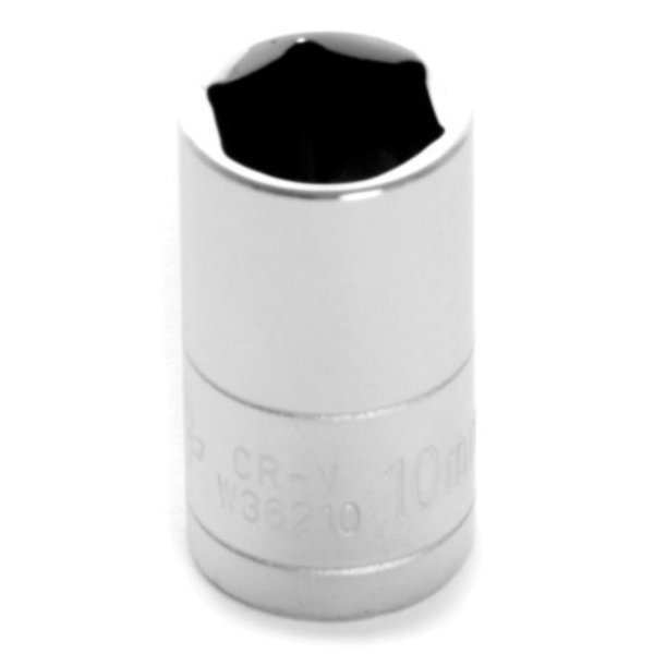 Performance Tool 1/4 In Dr. Socket 10Mm, W36210 W36210
